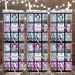 Pastel Horror Movie Metal Insulated tumbler